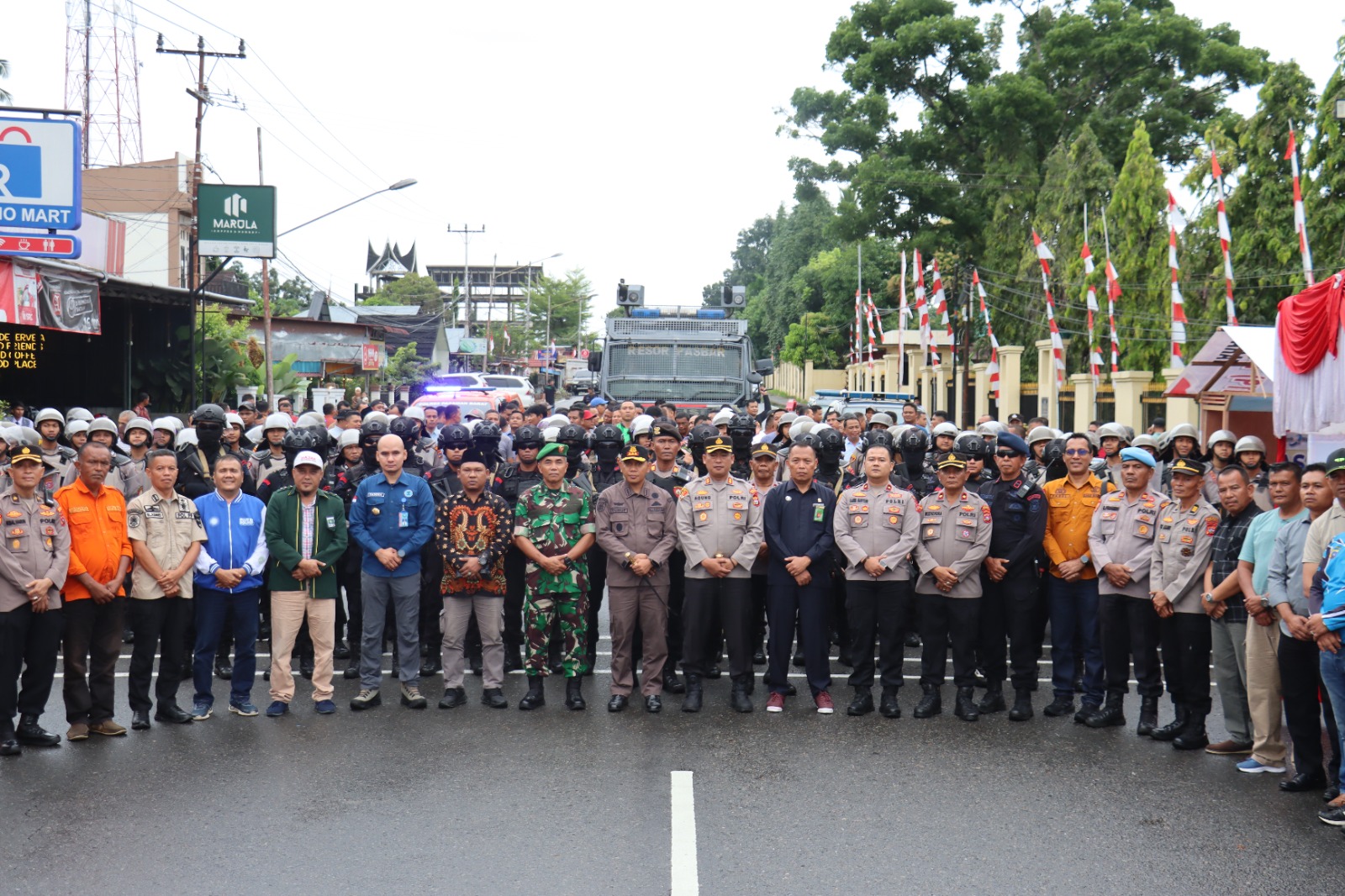 Polres Pasaman Barat Gelar Simulasi Sispamkota Jelang Pengamanan Pilkada Serentak Tahun 2024