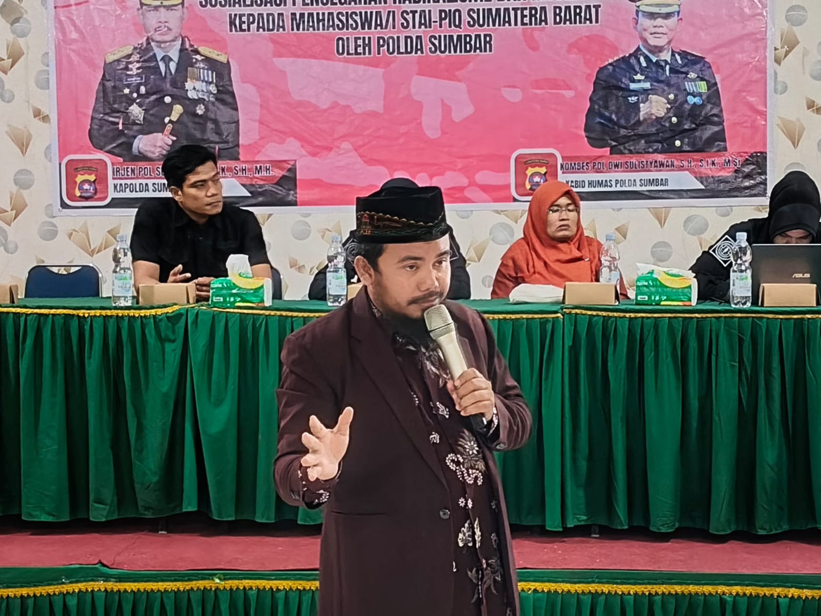 Polda Sumbar Gelar Sosialisasi Pencegahan Radikalisme dan Intoleransi kepada Mahasiswa STAI-PIQ