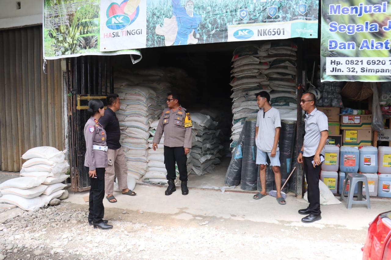 Polres Pasaman Barat Melakukan Pengecekan Ketersediaan Pupuk Bersubsidi Guna Mendukung Program Asta Cita
