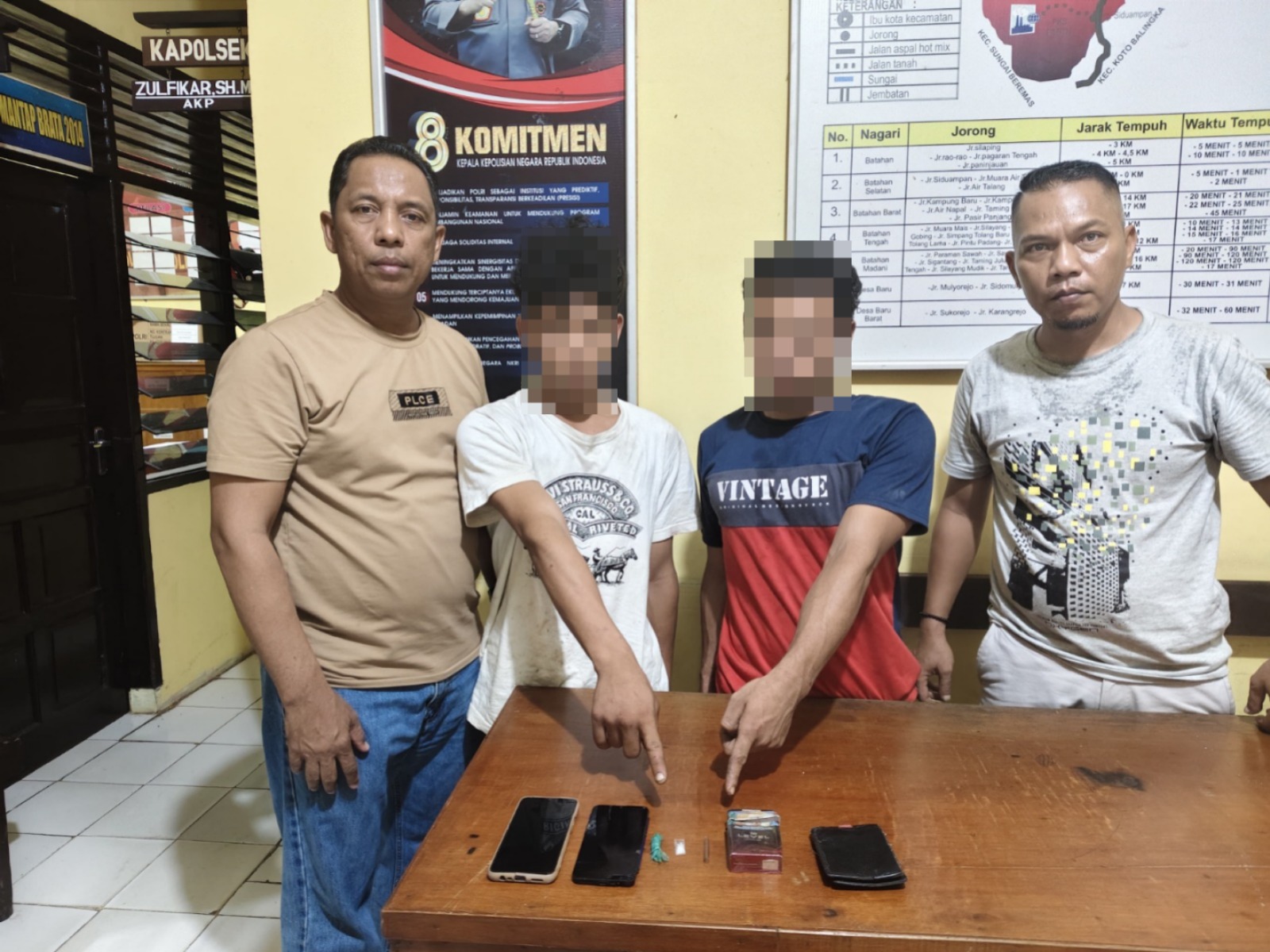 Polres Pasaman Barat Amankan Dua Orang Pelaku Penyalahgunaan Narkotika Jenis Sabu