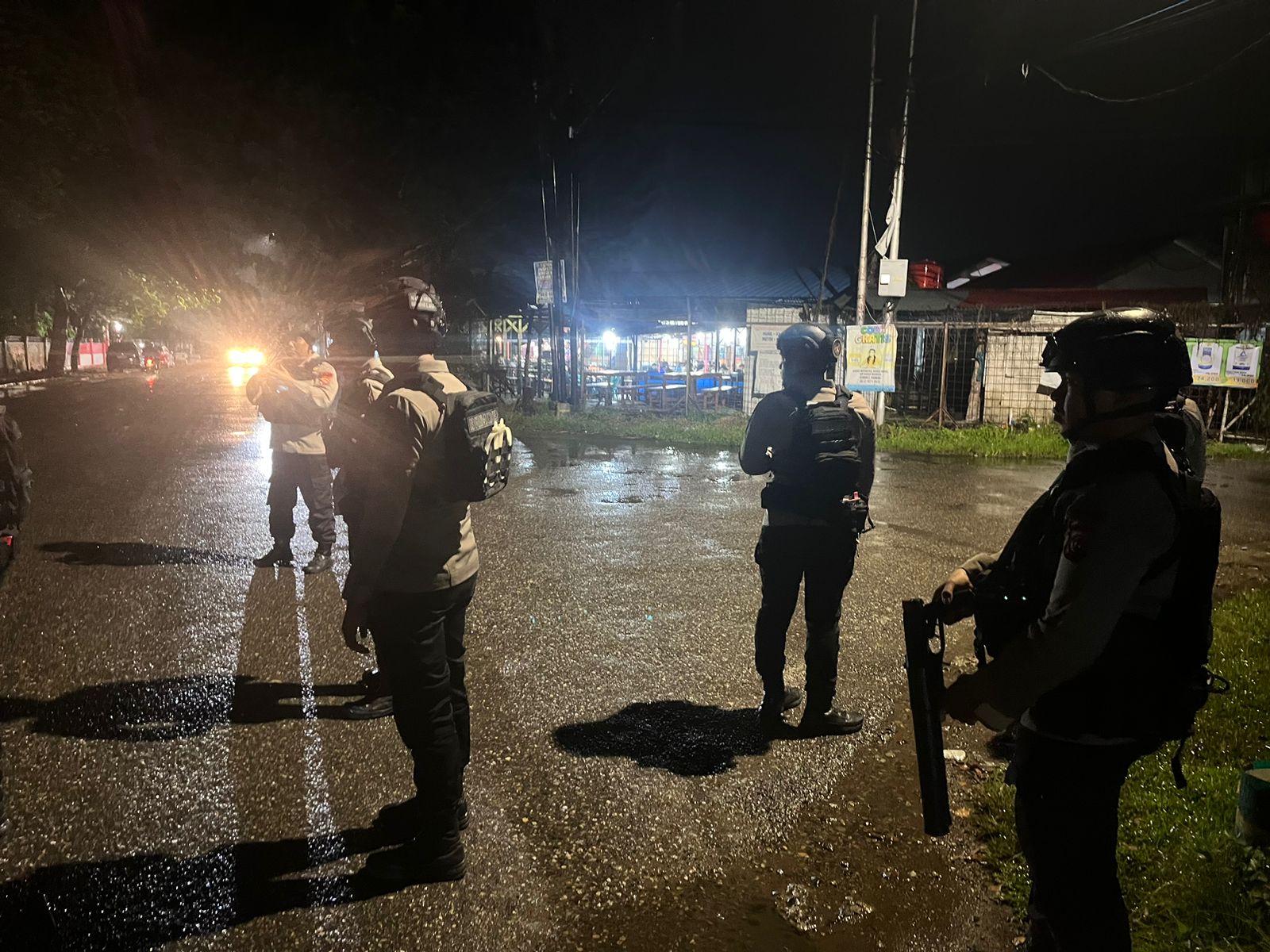Cegah Aksi Tawuran dan Balap Liar, Tim KRYD Satbrimob Polda Sumbar Datanggi Sejumlah Lokasi