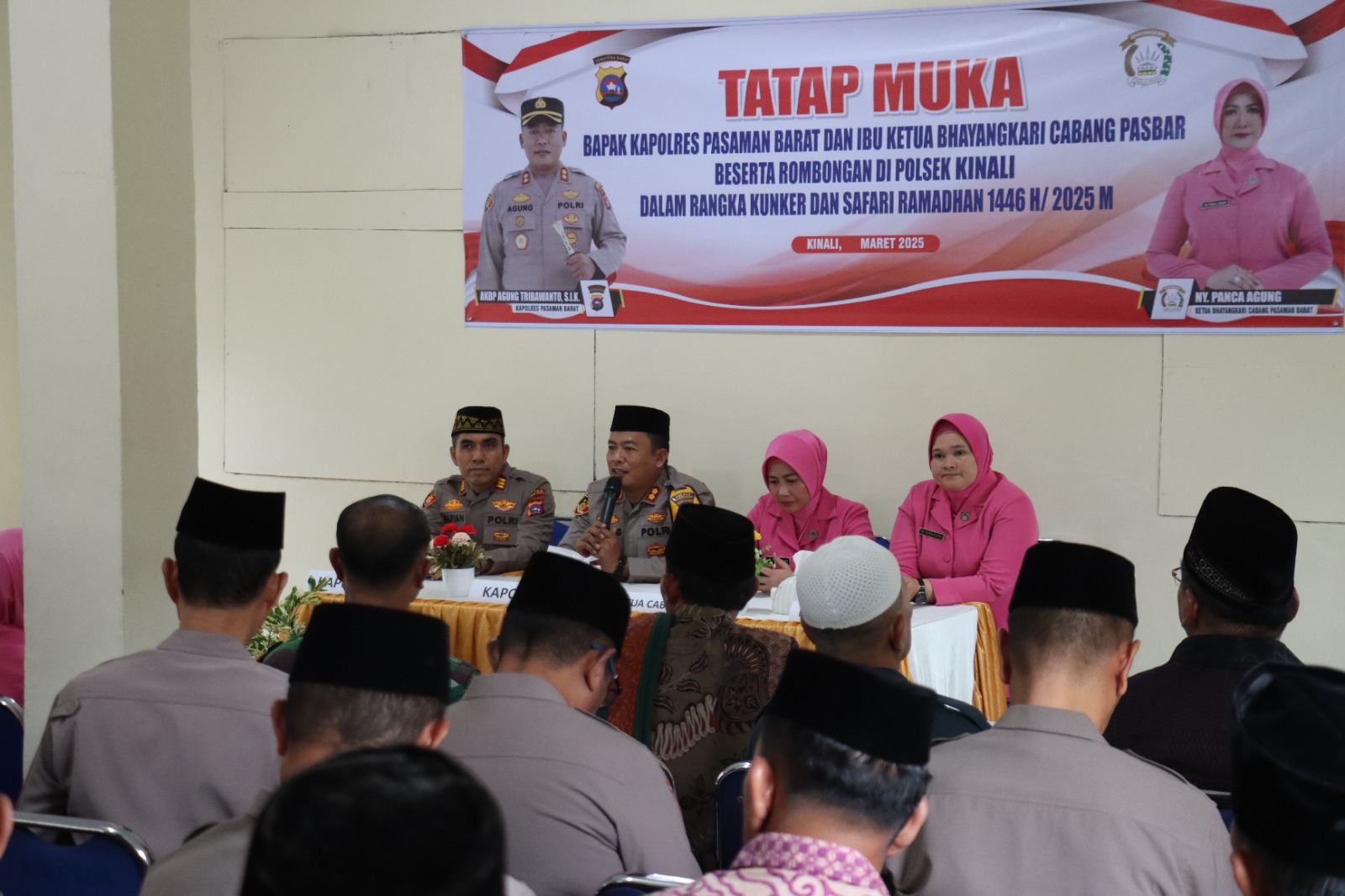 Tatap Muka ke Polsek Kinali, Kapolres Pasaman Barat Ajak para Tokoh Masyarakat Bersinergi Berantas Peredaran Narkotika, Balap Liar dan Tawuran