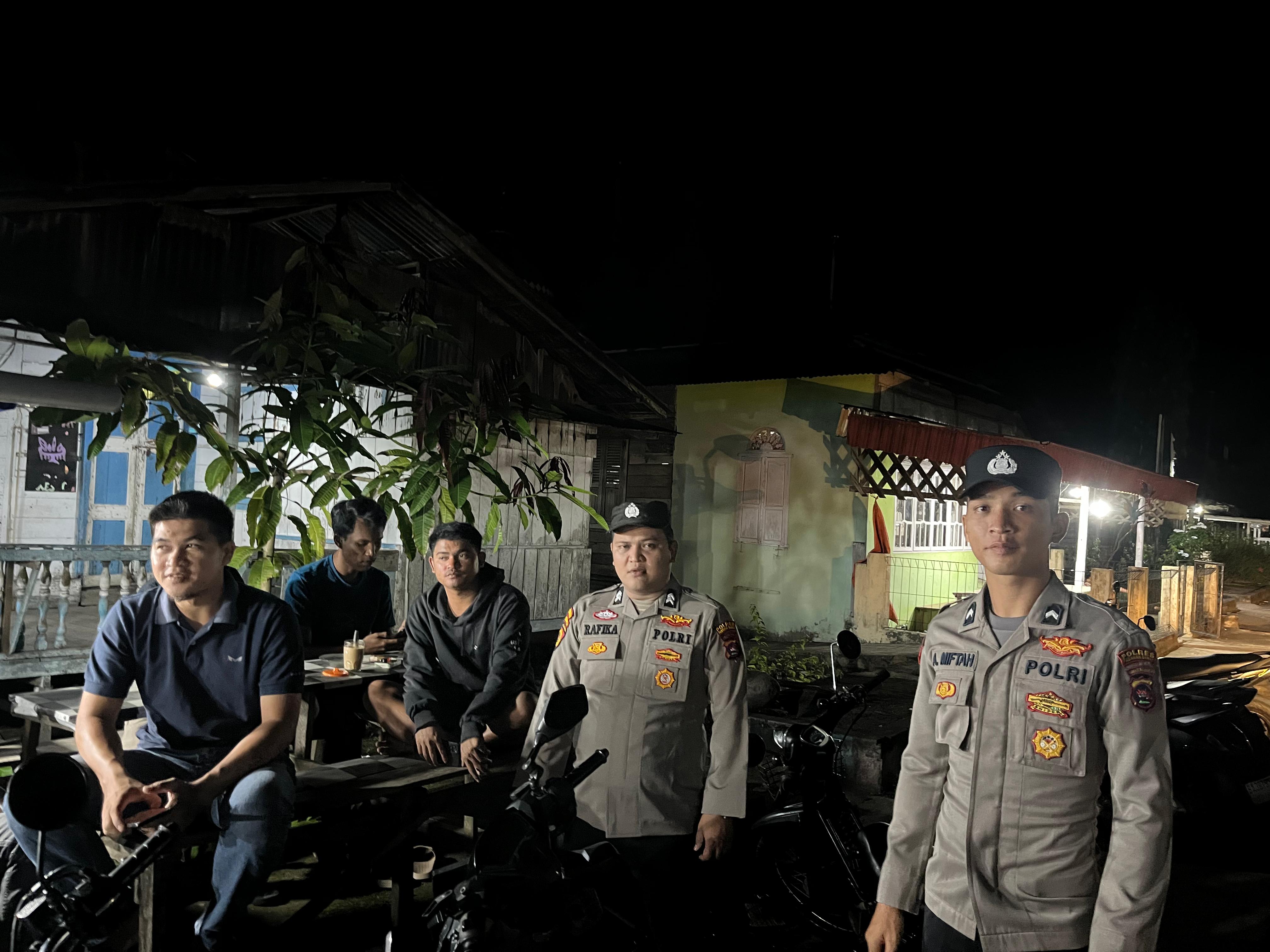 Polsek Sungai Beremas Gelar Kegiatan Pencegahan Premanisme, Pungli, dan Balap Liar di Nagari Air Bangis