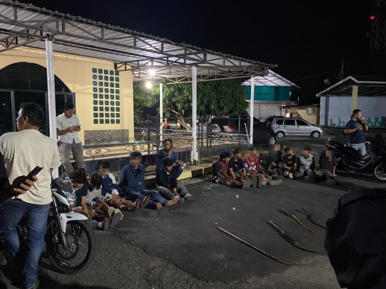 Polres Pasaman Barat Amankan Ketua Dan Anggota Genk Motor Yang Terlibat Dalam Aksi Pengerusakan dan Pengeroyokan